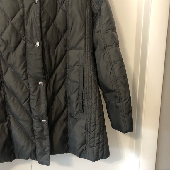 London Fog Hooded Winter Coat Black XL - Picture 2 of 9